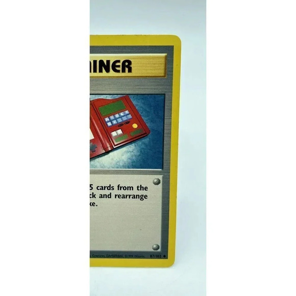 Pokedex Trainer 087/102 Non-Holo Vintage 1999 Pokemon TCG MP - Picture 3 of 6